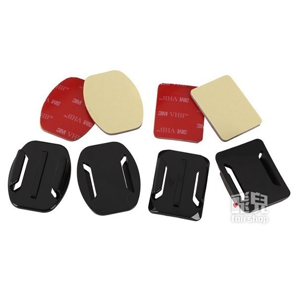 特價！GoPro 平面底座/弧面底座 單入 GoPro Hero 7/6/5 (附3M雙面膠) 平面貼【飛兒】-細節圖4