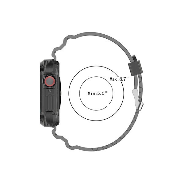 出清特價《apple watch TPU一體透明錶帶》蘋果手錶 一體成形錶帶 防水 腕帶 環帶 錶帶 彩色腕帶【飛兒】-細節圖5