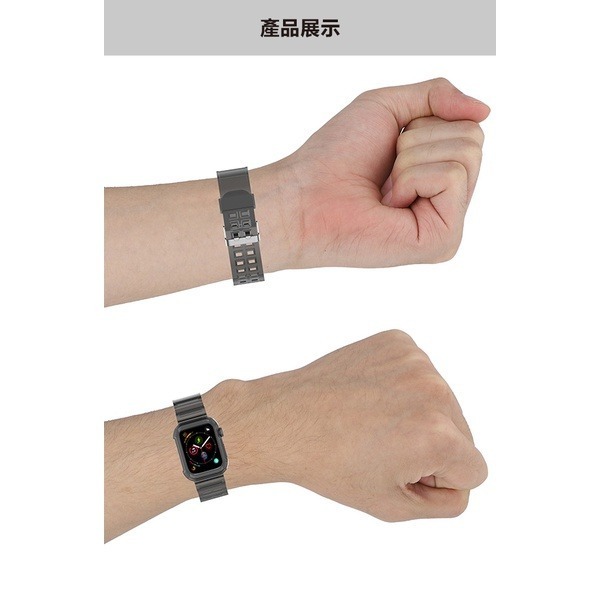出清特價《apple watch TPU一體透明錶帶》蘋果手錶 一體成形錶帶 防水 腕帶 環帶 錶帶 彩色腕帶【飛兒】-細節圖6