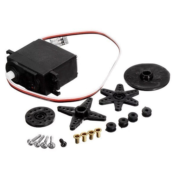 《伺服馬達舵機 S3003》Futaba 拉力6KG 38g 機器人舵機 伺服馬達 船用舵機 車模舵機 機械擺臂【飛兒】-細節圖3