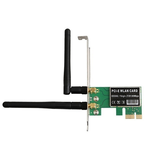 《PCI-E 無線網路卡》300Mbps 無線網路 無線網卡 wifi 網卡 桌上型 網路卡 天線 無線 300M【飛兒-細節圖2