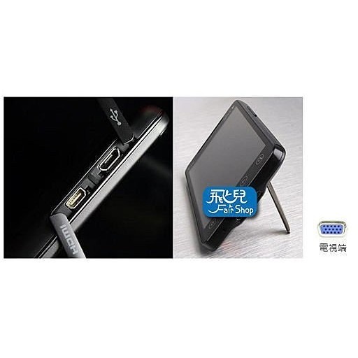 出清特價！Micro HDMI 轉 VGA 接頭 手機 HDMI 轉 VGA HDMI TO VGA 轉投影機電視【飛兒-細節圖3