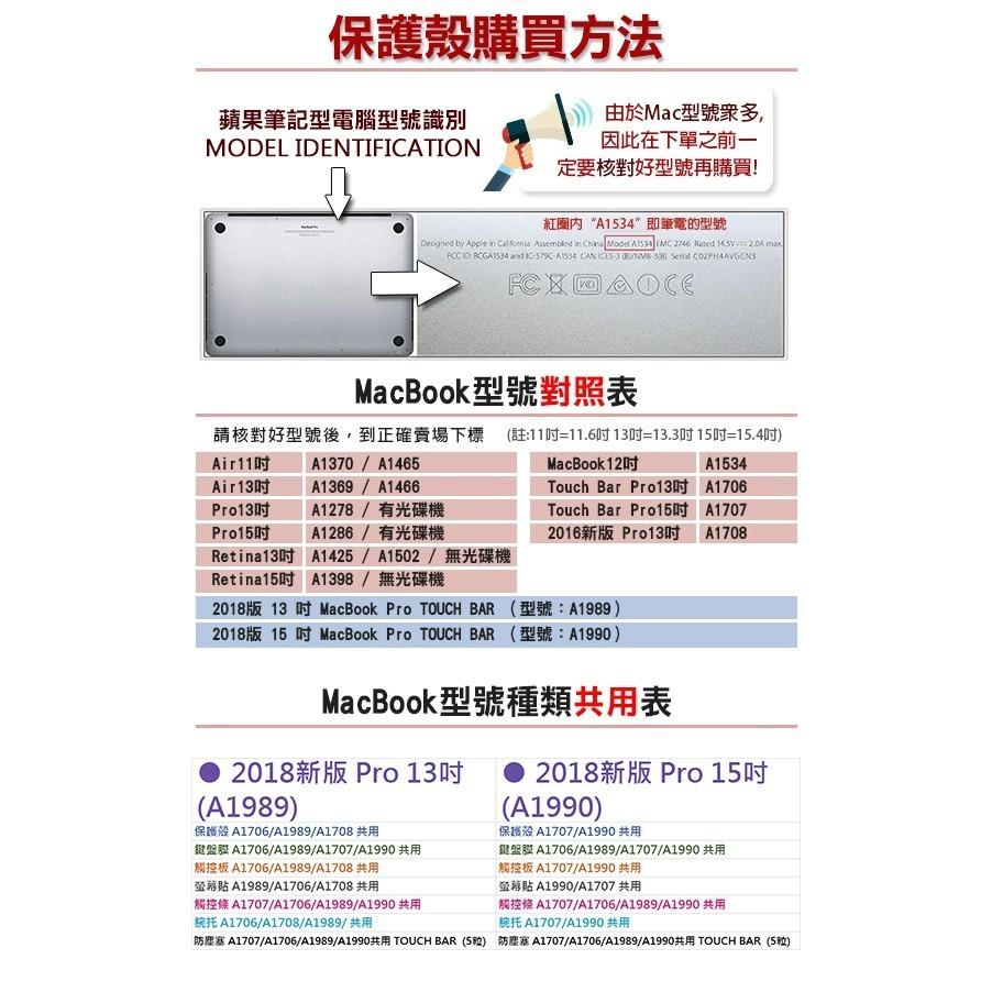 出清售完為止彩色鍵盤膜 MacBook Pro 13 吋 Touch bar 2018年 筆電保護膜【飛兒】-細節圖2