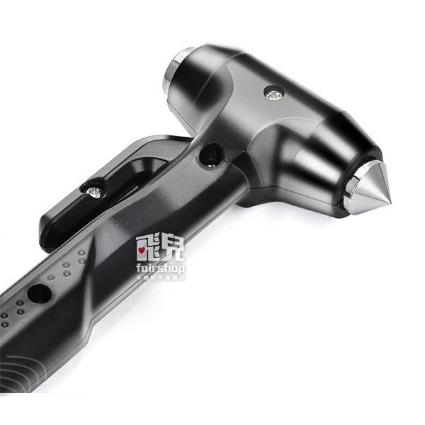 【飛兒】切斷安全帶！安全錘破窗器 帶固定座 安全錘 逃生錘 破窗器 割刀 彎鉤 斷帶器 割繩器 77 R-7115/11-細節圖7