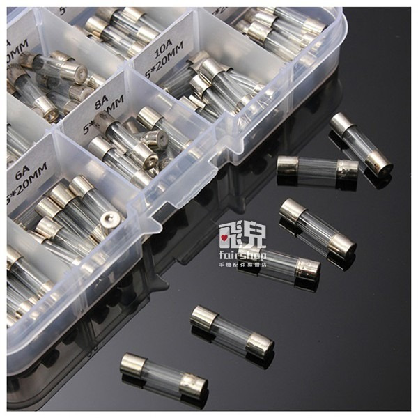 汽車保險管 5x20mm 100個 保險絲插管 車用保險管 機車 摩托車 保險絲 保險管【飛兒】 11-3-34-細節圖6