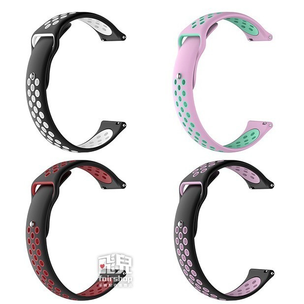 多彩雙色！華米 米動 青春版 雙色 矽膠錶帶 錶帶 腕帶 替換帶 替換錶帶 多彩 30【飛兒】17-37-細節圖4