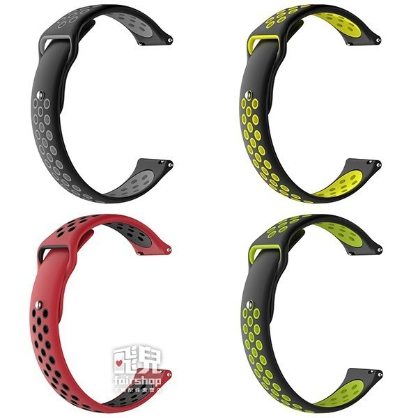 多彩雙色！華米 米動 青春版 雙色 矽膠錶帶 錶帶 腕帶 替換帶 替換錶帶 多彩 30【飛兒】17-37-細節圖5