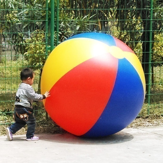 派對露營《PVC超大充氣球》超大霸氣 各式充氣球 充氣沙灘球 打氣球 戲水球 手拍球 水上球【飛兒】23-4~5-規格圖6