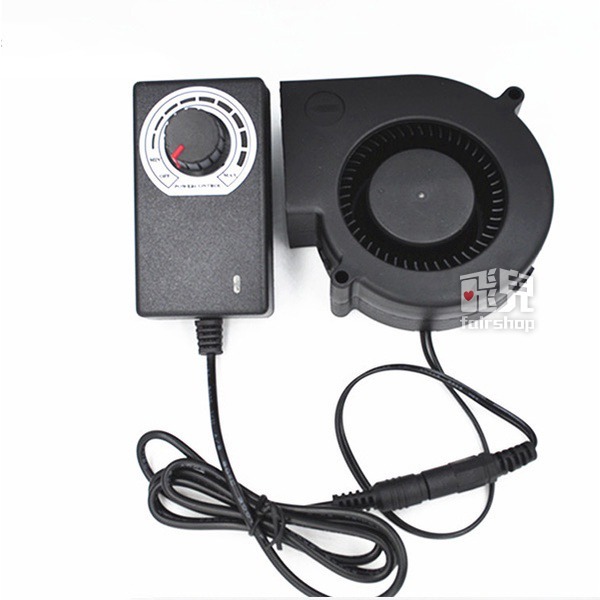 電腦《小型調速鼓風機 3件組 9733》20W  渦輪風扇 旋扭調速 鼓風扇 渦輪風機 離心風扇【飛兒】20-3-54-細節圖4