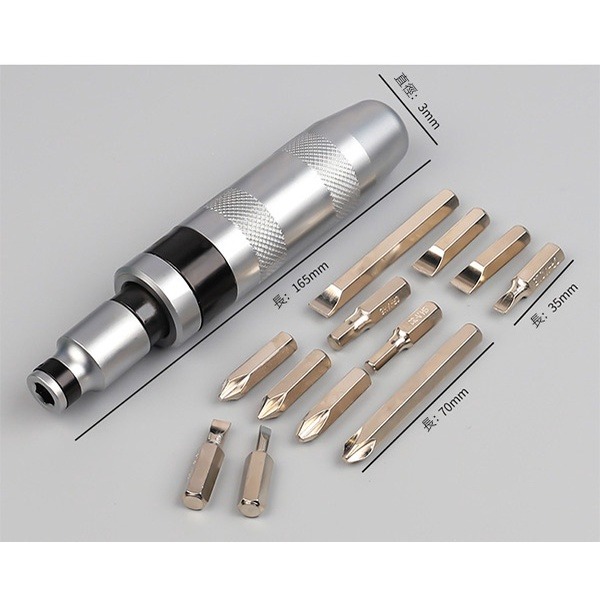 《衝擊起子 13件套鐵盒》沖擊起子 打擊起子 滑牙剋星 反牙螺絲攻 衝擊起子組 敲擊起子 頑固螺絲克星【飛兒】 8-4-細節圖4