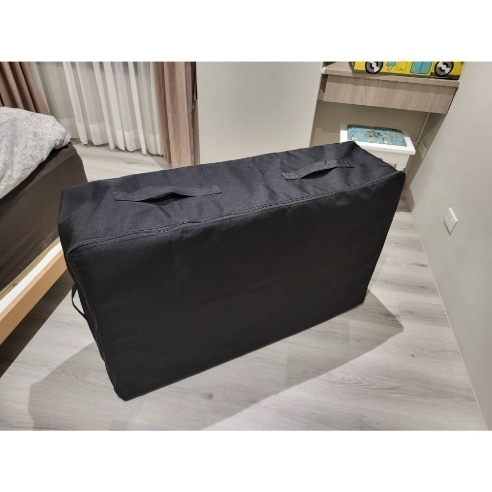 走到哪睡到哪《眠豆皮》專用收納袋 加厚牛津布 外出袋 耐用拉鏈 防潑水收納袋 標準單人 單人加大 相容IKEA規格-細節圖2