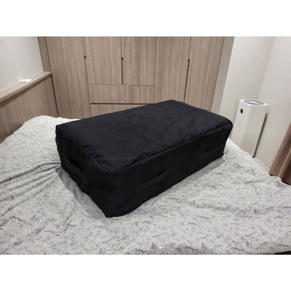 走到哪睡到哪《眠豆皮》專用收納袋 加厚牛津布 外出袋 耐用拉鏈 防潑水收納袋 標準單人 單人加大 相容IKEA規格-細節圖3