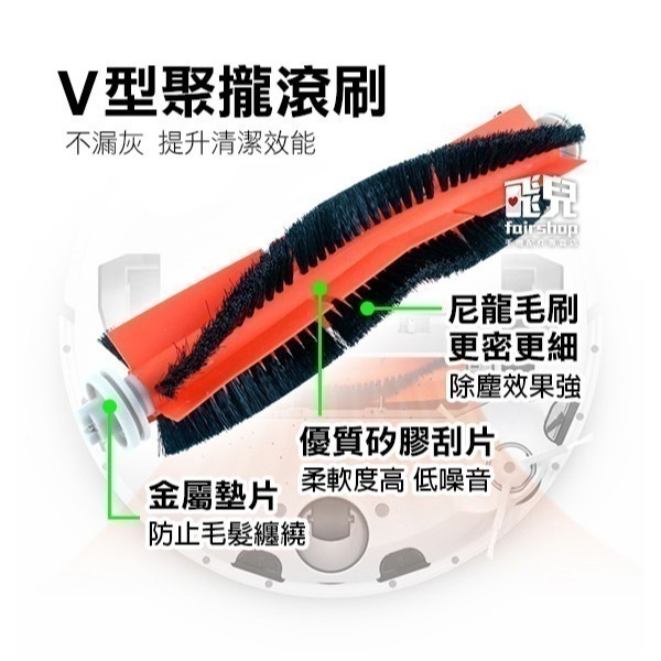《小米掃拖機器人X10+/X20+配件》主刷／膠刷／主刷罩／邊刷／濾網／抹布／拖布支架／塵盒／集塵袋／清潔劑／除菌模塊-細節圖4