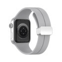 《Apple watch9矽膠錶帶 磁吸銀扣》38/40/41mm/42/44/45/49mm 替換錶帶【飛兒】Z30-規格圖6