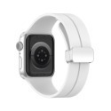 《Apple watch9矽膠錶帶 磁吸銀扣》38/40/41mm/42/44/45/49mm 替換錶帶【飛兒】Z30-規格圖6