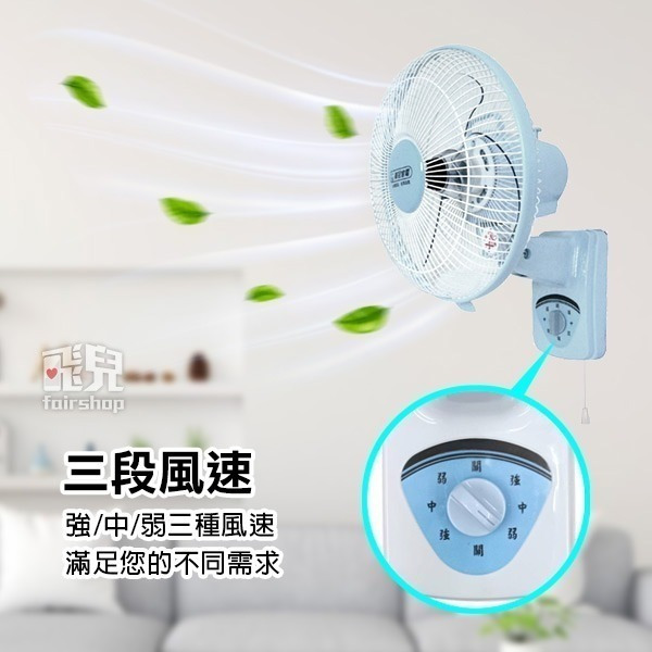 《華冠壁扇10吋 BT-1008》無線遙控電風扇 台灣製造 電扇 風扇 壁掛式【飛兒】-細節圖4