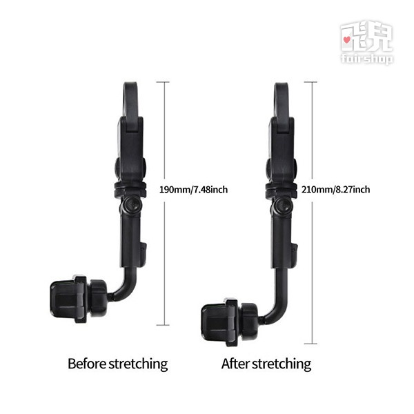 《汽車後視鏡支架》萬能夾手機支架 多功能懶人支架 車用後視鏡支架 多功能夾 手機支架 萬能夾【飛兒】Z39-細節圖5