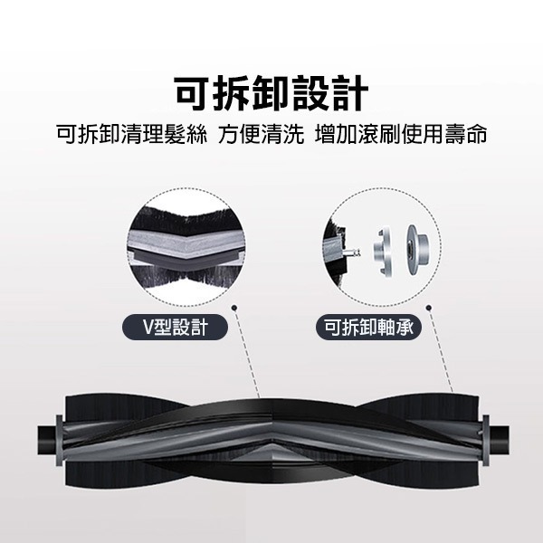 《科沃斯掃地機配件X2 OMNI／X2 COMBO》毛刷／膠刷／主刷罩／塵盒／拖布支架／銀離子／行走輪【飛兒】-細節圖3
