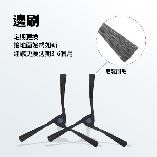 《科沃斯掃地機配件X2 OMNI／X2 COMBO》毛刷／膠刷／主刷罩／塵盒／拖布支架／銀離子／行走輪【飛兒】-細節圖6