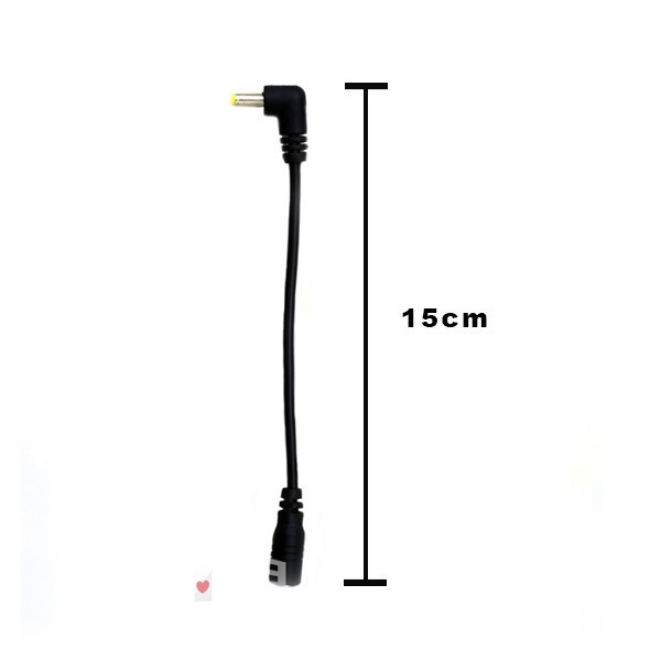 《DC公母直角轉接頭 4.0*1.7mm15CM》 DC電源 DC延長 轉彎延長線 公對母轉彎線 小愛同學適用【飛兒】-細節圖4
