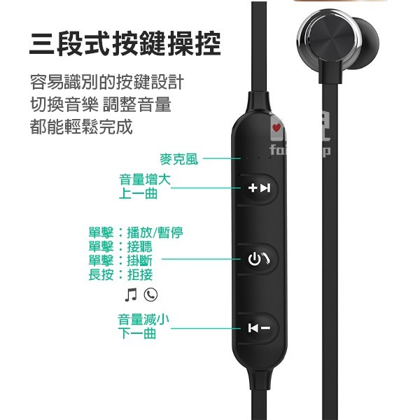 《掛脖式藍芽耳機 T2》耳塞式耳機 運動耳機 藍芽耳機 線控耳機 智能 方便攜帶 小巧【飛兒】Z02-細節圖8