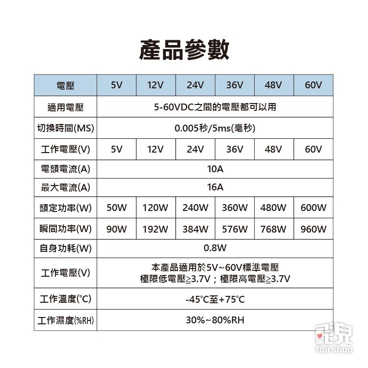 《5-60V直流雙電源自動切換器》ATS UPS 停電自動切換 常用電壓5V12V24V48VDC【飛兒】18-1-5-細節圖3