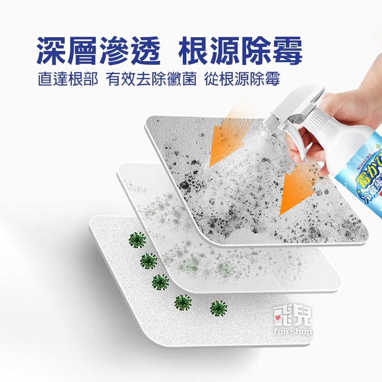 《冰箱除霉劑》去霉劑 防霉劑 黴菌清潔劑 防黴神器 去霉清洗劑 冰箱清洗劑 冰箱除味劑 除黴噴霧【飛兒】20-2-31-細節圖4