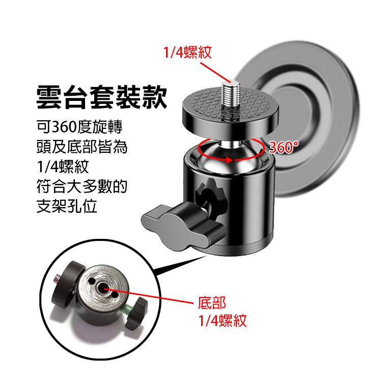 《MagSafe磁吸轉接頭轉1/4螺紋孔》雲台 腳架 相機架轉接頭 腳架轉接頭 直播架 磁吸頭【飛兒】71-2-細節圖4