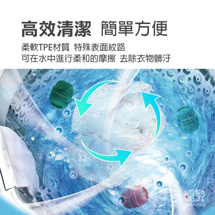 《滾筒洗衣機除毛器》除毛球 防打結 洗衣球 洗衣去毛器 衣物清潔球 去汙洗衣球 洗護球 洗衣凝膠【飛兒】-細節圖2