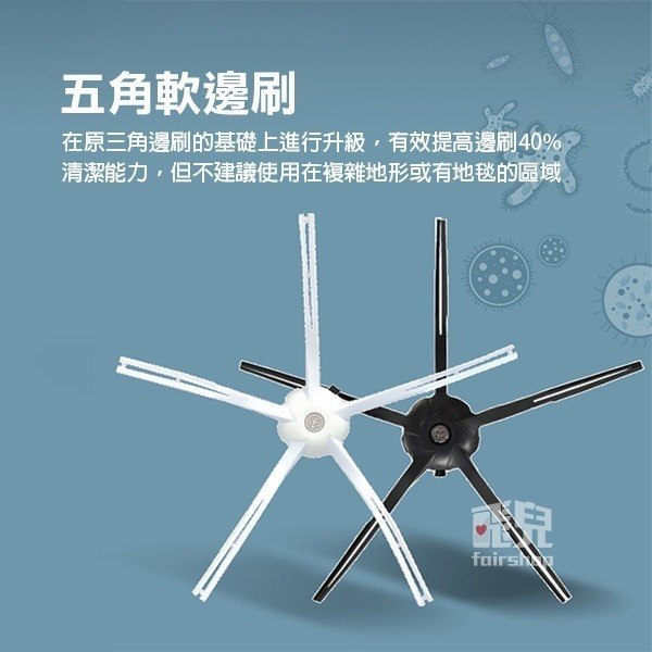 《石頭掃地機配件 Qrevo》主刷／主刷罩／塵盒／拖布支架／清潔液／濾網／集塵袋／拖布／邊刷【飛兒】-細節圖7
