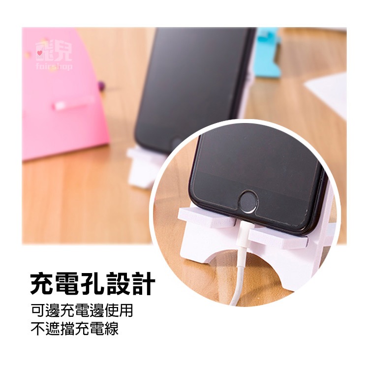 《木質卡通動物支架》手機/平板通用 可拆卸 穩固不倒 穩固不倒 手機支架 桌面支架 懶人支架【飛兒】19-1、19-2-細節圖4