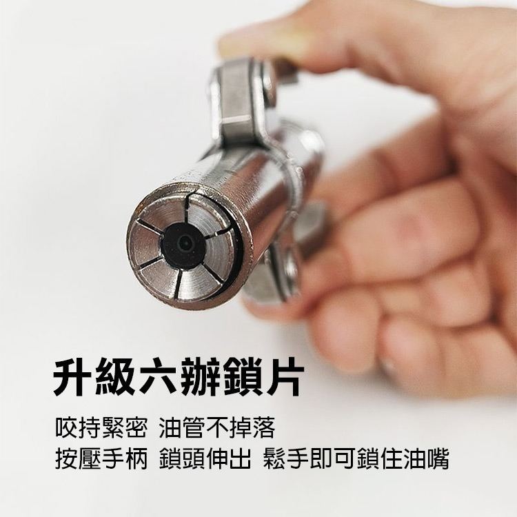 《高壓雙手柄黃油注油器》黃油槍嘴 注油嘴 油槍頭 快脫式 齒輪式 齒輪注油嘴 手動 牛油槍頭 嘴頭【飛兒】24-7-4-細節圖6