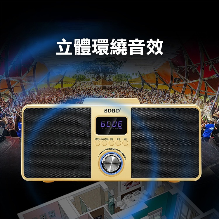 《SDRD麥克風音箱》藍牙音箱 雙人無線麥克風 KTV 卡拉OK 藍牙喇叭 藍牙音響【飛兒】Z38-細節圖4