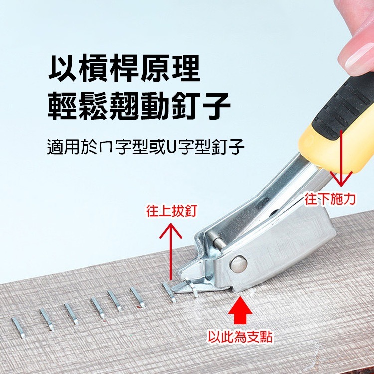 《拔釘器／木工起釘器》起釘器 拆釘器 取釘器 除針器 拆釘器 省力除針 木工工具 鐵釘 翹釘 拔鐵釘【飛兒】18-1-8-細節圖4