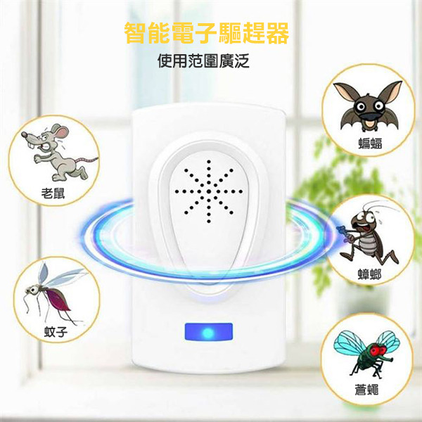 雙頻段款式加強款 登革熱不用怕！家用電子驅蚊器 超音波驅鼠器 超聲波驅蟑 驅蚊 驅蚊蟲【飛兒】4-5-32-細節圖2