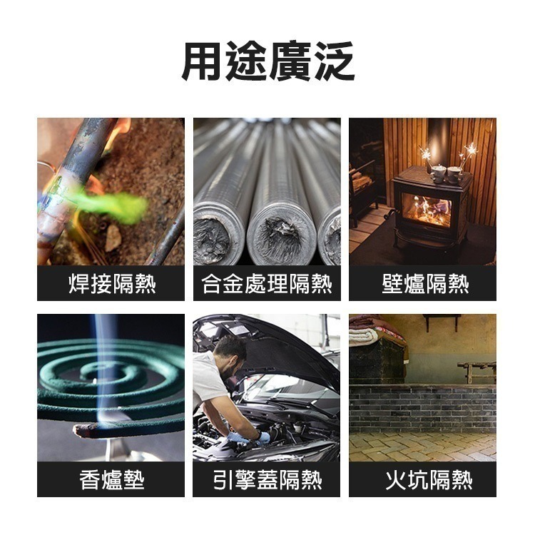 耐高溫《電焊焊接防火棉 大/中/小》防火布 擋火布 擋火毯 電焊專用毯 銅管焊接 冰箱 烤箱 微波爐 隔熱【飛兒】24--細節圖7