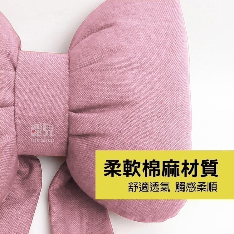 多色選擇《蝴蝶結汽車頭枕》護頸枕 靠背 靠枕 腰枕 座椅頸枕 車用枕 頸枕 車枕 腰靠墊 座椅靠枕【飛兒】11-3-13-細節圖2