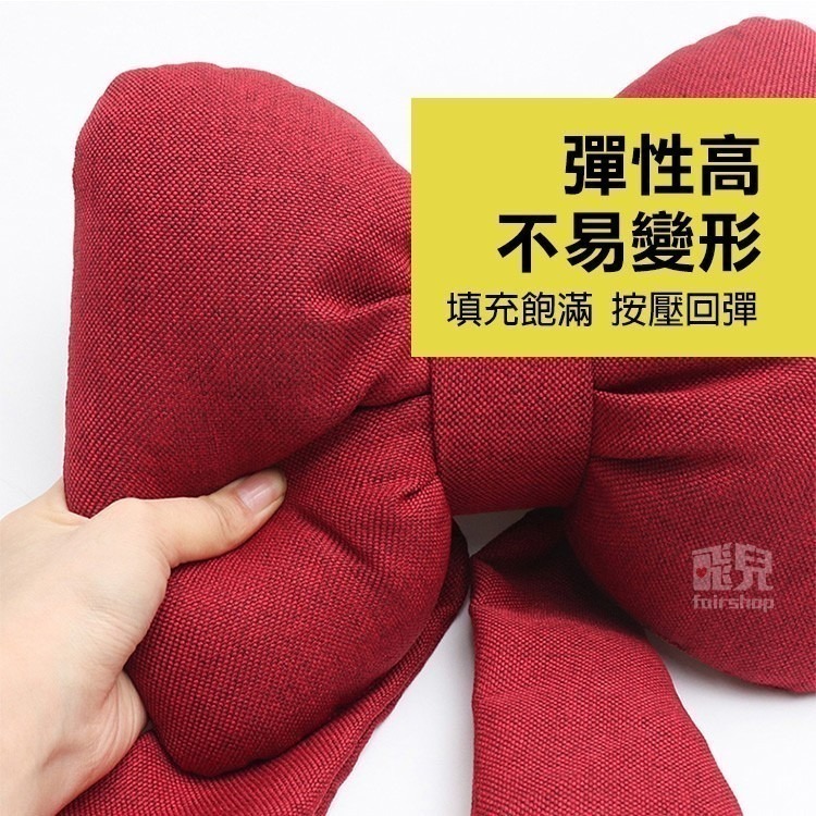 多色選擇《蝴蝶結汽車頭枕》護頸枕 靠背 靠枕 腰枕 座椅頸枕 車用枕 頸枕 車枕 腰靠墊 座椅靠枕【飛兒】11-3-13-細節圖3
