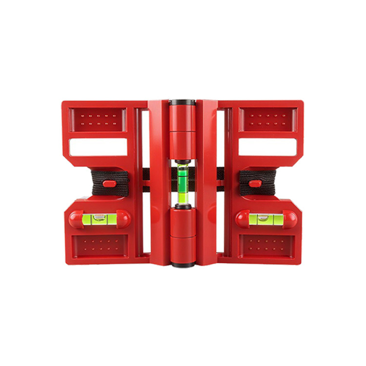 《可折疊磁吸立柱水平儀》垂直定位水平尺 折疊水平尺 施工工具 泥作工具 配管用水平器 木工 裝修 建築 彈性束帶【飛兒】-規格圖7