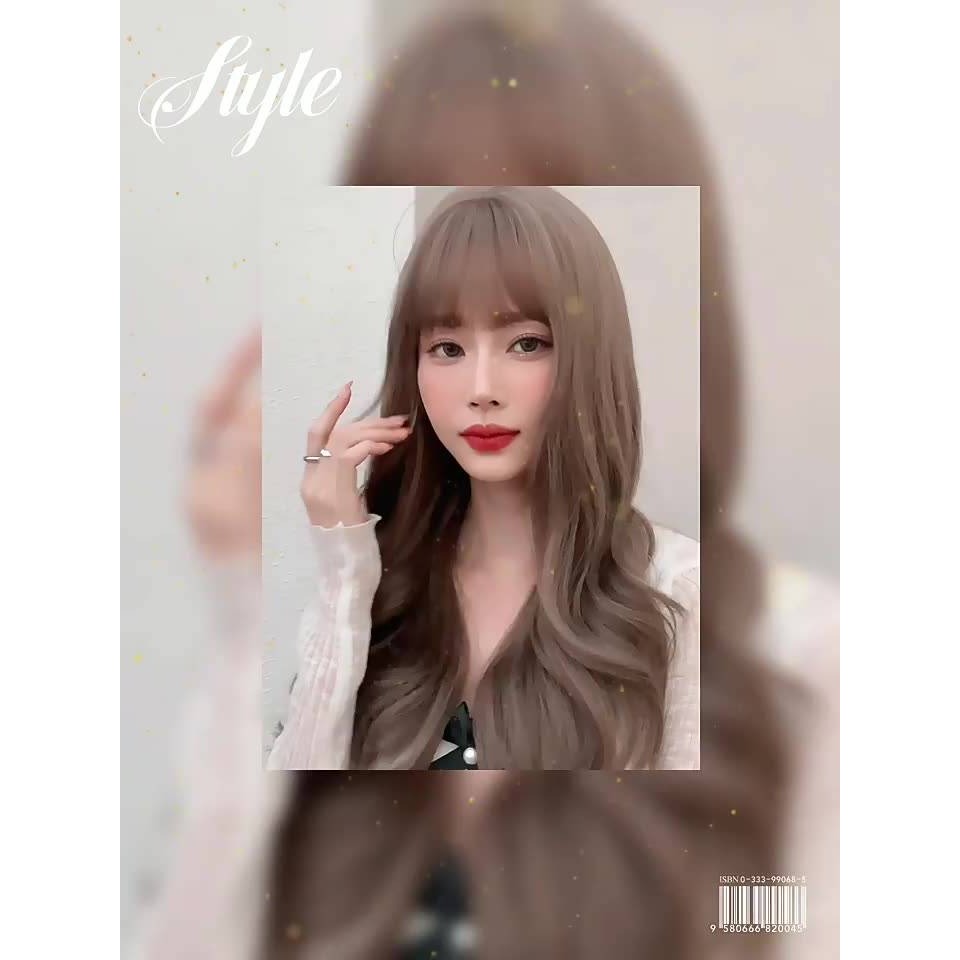 [現貨在台附發票]❤整頂假髮 大波浪假髮 長捲假髮 長直假髮 捲髮假髮 大波浪假髮 全頭套式假髮空氣劉海假髮0336-細節圖8