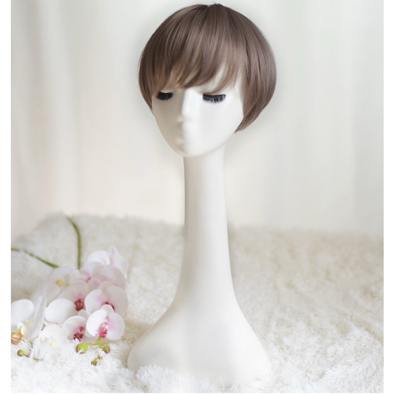 [台灣現貨附發票]❀韓國新品整頂式假髮女 空氣劉海短髮全頂假髮 玫瑰網假髮 仿真假髮3110 3136 I-規格圖11