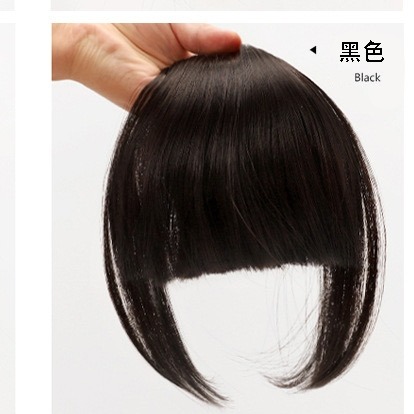 [台灣現貨附發票]❤厚劉海假髮片 大髮量加厚日系漫畫修顏弧形帶鬢角女款瀏海LH1282 B I-規格圖11