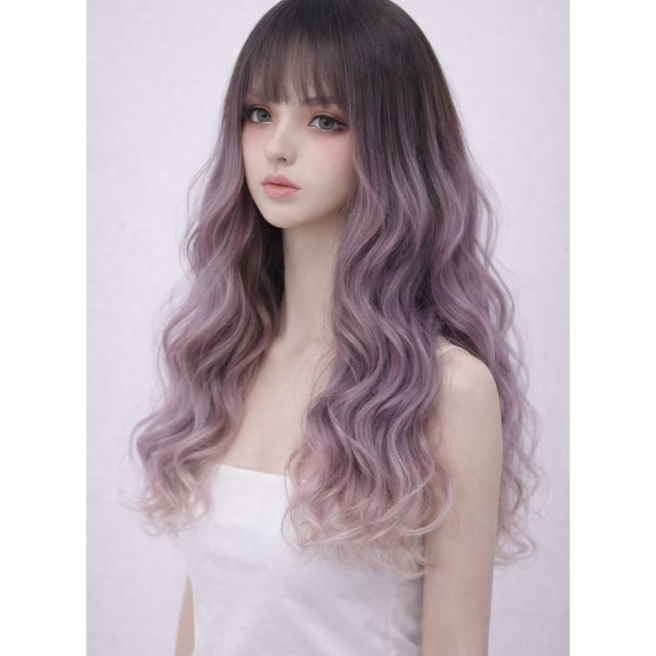 0009號 漸變雙層紫 直播商品 專屬 12月10日 整頂假髮-細節圖6