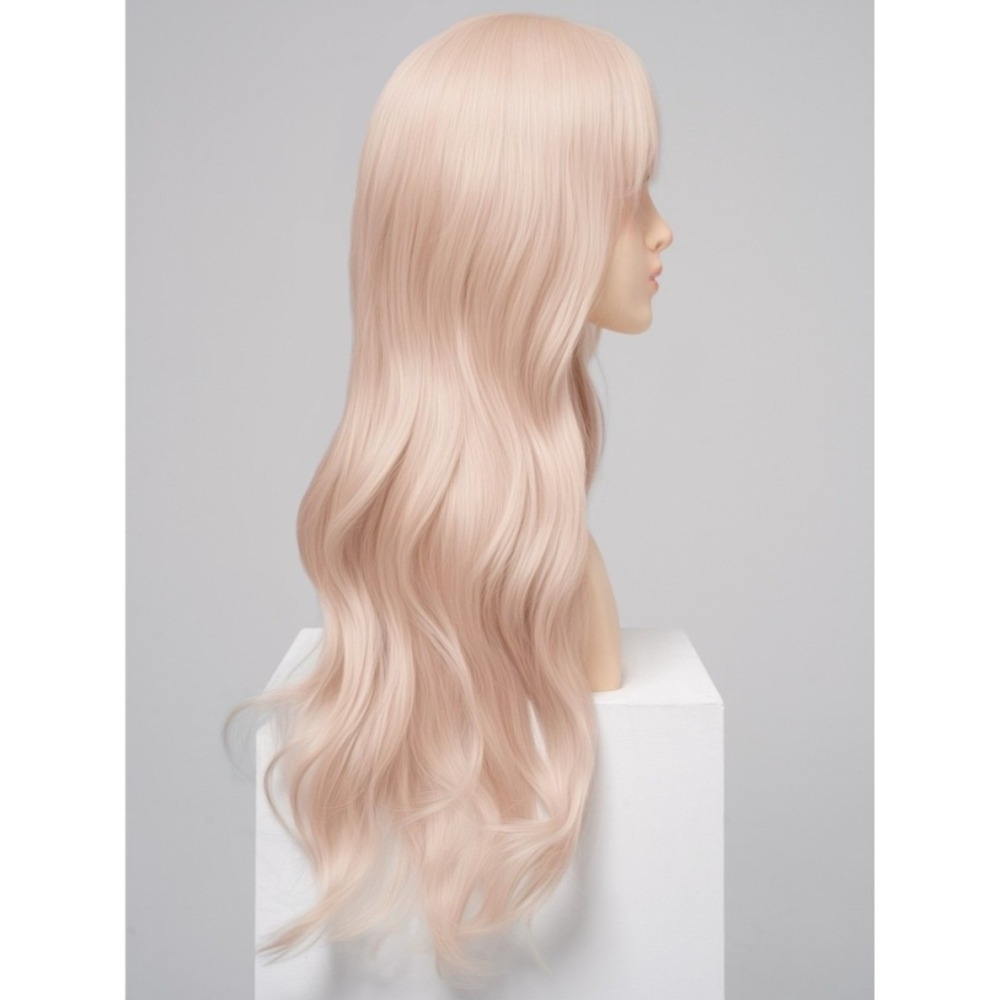 lady wig 薇歌夫人 霧粉色假髮 大波浪長捲假髮 氣質假髮 假髮女 長捲假髮 氣質假髮-細節圖2