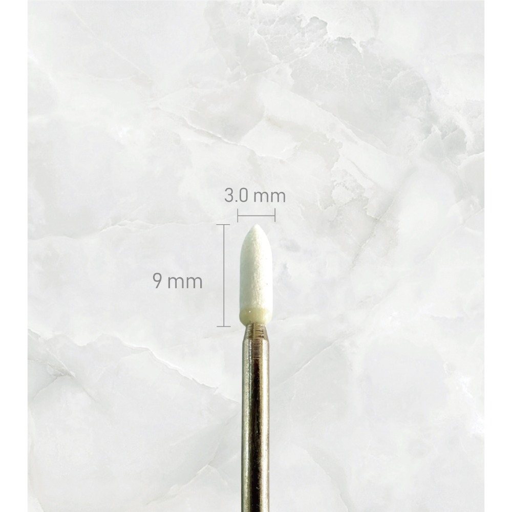 伊凱兒ECARE 白車石／粉車石／綠車石 拋光 打磨 保養 美甲磨頭-規格圖1