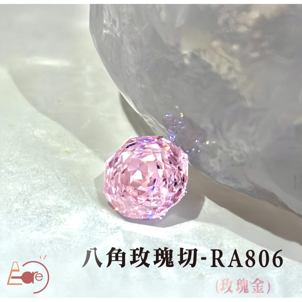 伊凱兒 [ 光之皓潔 ] 美甲貼鑽 尖底鑽 透底鑽 飾品  鑽石 玫瑰切 肥方 冰糖 歪心 耳釘-規格圖5