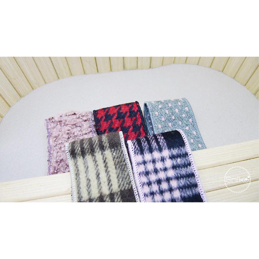 Smiko腸腸妞【5ROC05】50mm厚實單面毛料布帶 緞帶/毛絨帶/髮飾/手作/DIY-細節圖5