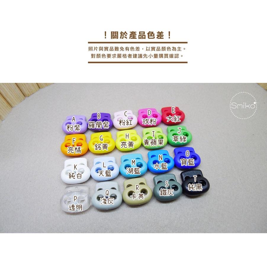 台灣現貨🇹🇼(5mm雙孔)22mm扁橢圓按壓彈簧調節扣  豬鼻扣/雙孔扣/露營/彈簧扣/手作/編織5K2U23-細節圖2