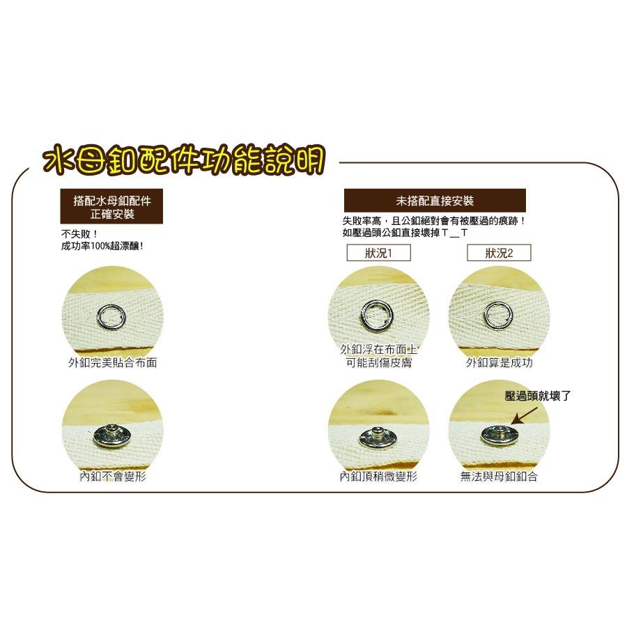 Smiko腸腸妞【NX528P】(專業版)台灣製寶貝釦專用萬能鉗 四合釦/四合扣 手作圍兜/暗釦/按釦/購物袋/包屁衣-細節圖6