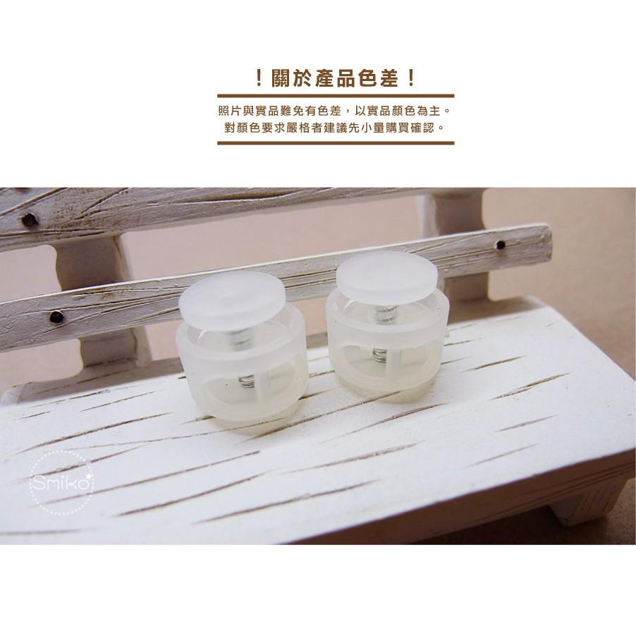 Smiko腸腸妞【5K1F01】(5mm用)透明雙孔繩帶彈簧調節扣 豬鼻扣/雙孔扣/串珠/手作/寶寶/DIY-細節圖4